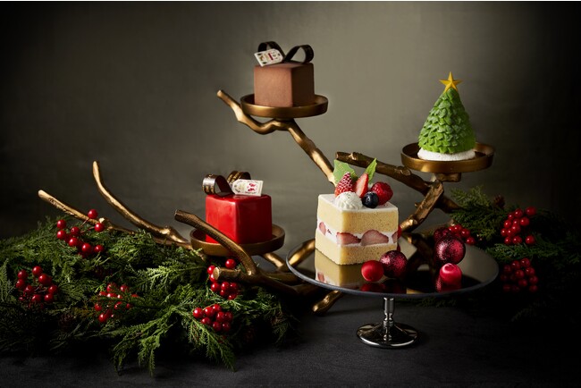 クリスマスショートケーキ、ベリーベリーギフト、ショコラプレゼント、クリスマスツリー