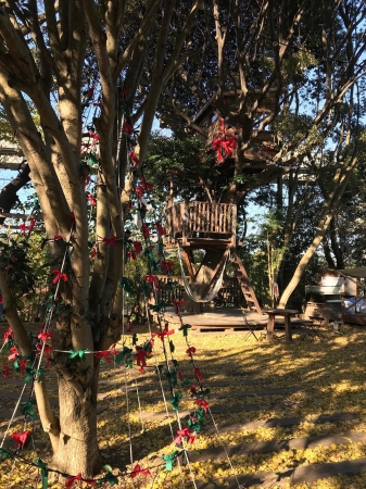 クリスマスコムナ時のツリーハウス