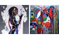 新手法による AI アート絵画など 12 万枚以上と ChatGPT が分類した上位 5000 枚を Web に掲載し楽天でポスターとして販売