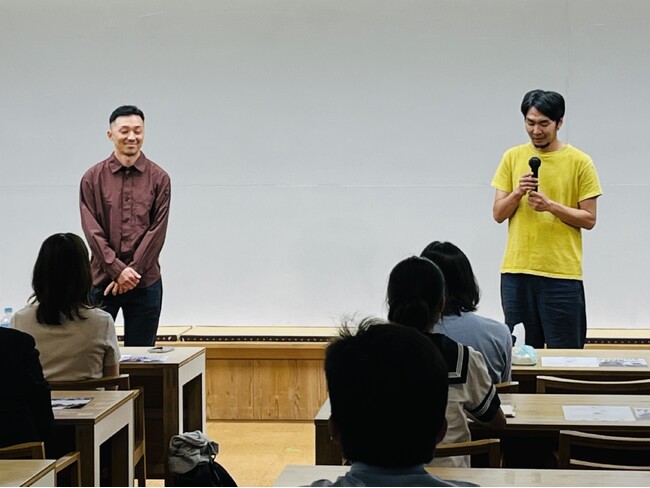 左:飯島将史監督 右:田口比呂貴さん 左:飯島将史監督 右:田口比呂貴さん