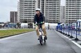 2025サイクルフェスタで電動サイクルの交通安全啓発および試乗会を実施