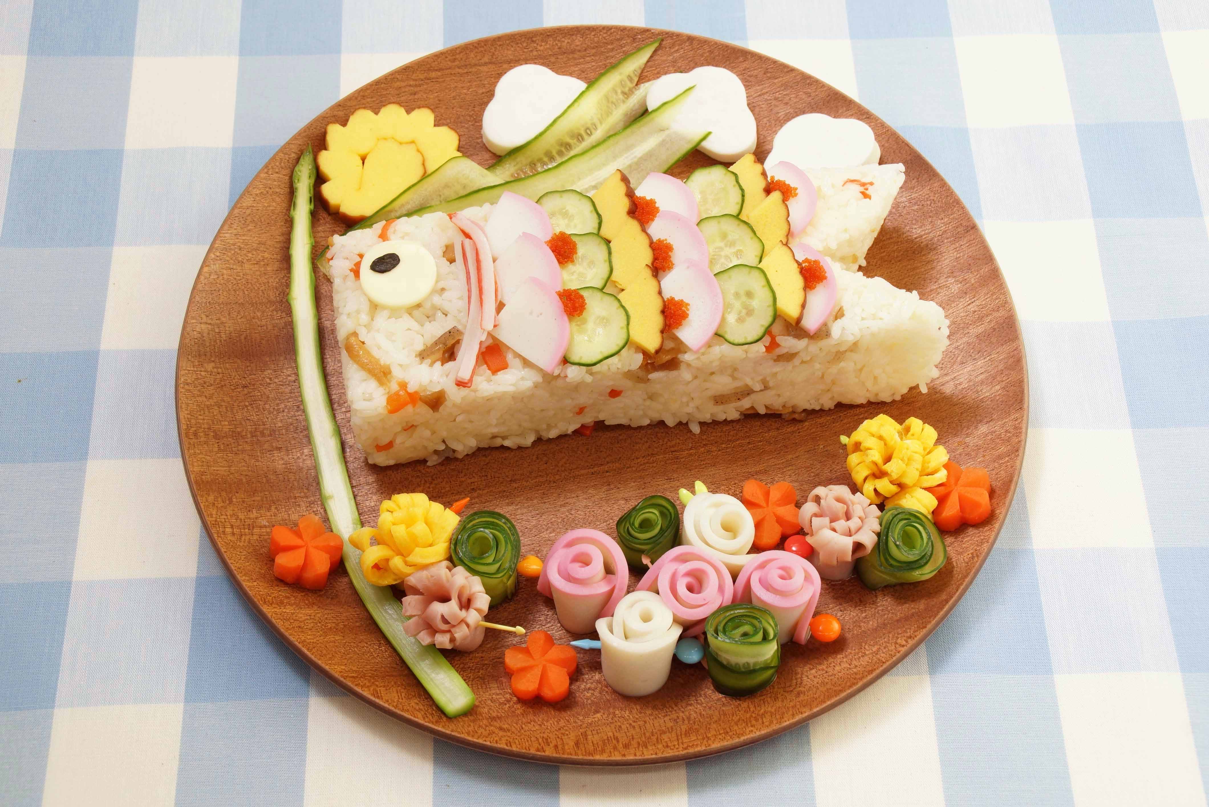 こどもの日 の食卓をもっと楽しく華やかに 練り製品を使った子どもが喜ぶ デコ寿司 5月5日は 端午の節供 株式会社紀文食品のプレスリリース