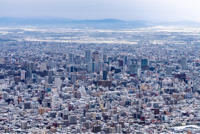 藻岩山・山頂からの景色