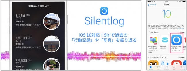レイ フロンティア 自動行動記録アプリ Silentlog にsiri機能を追加 レイ フロンティア株式会社のプレスリリース