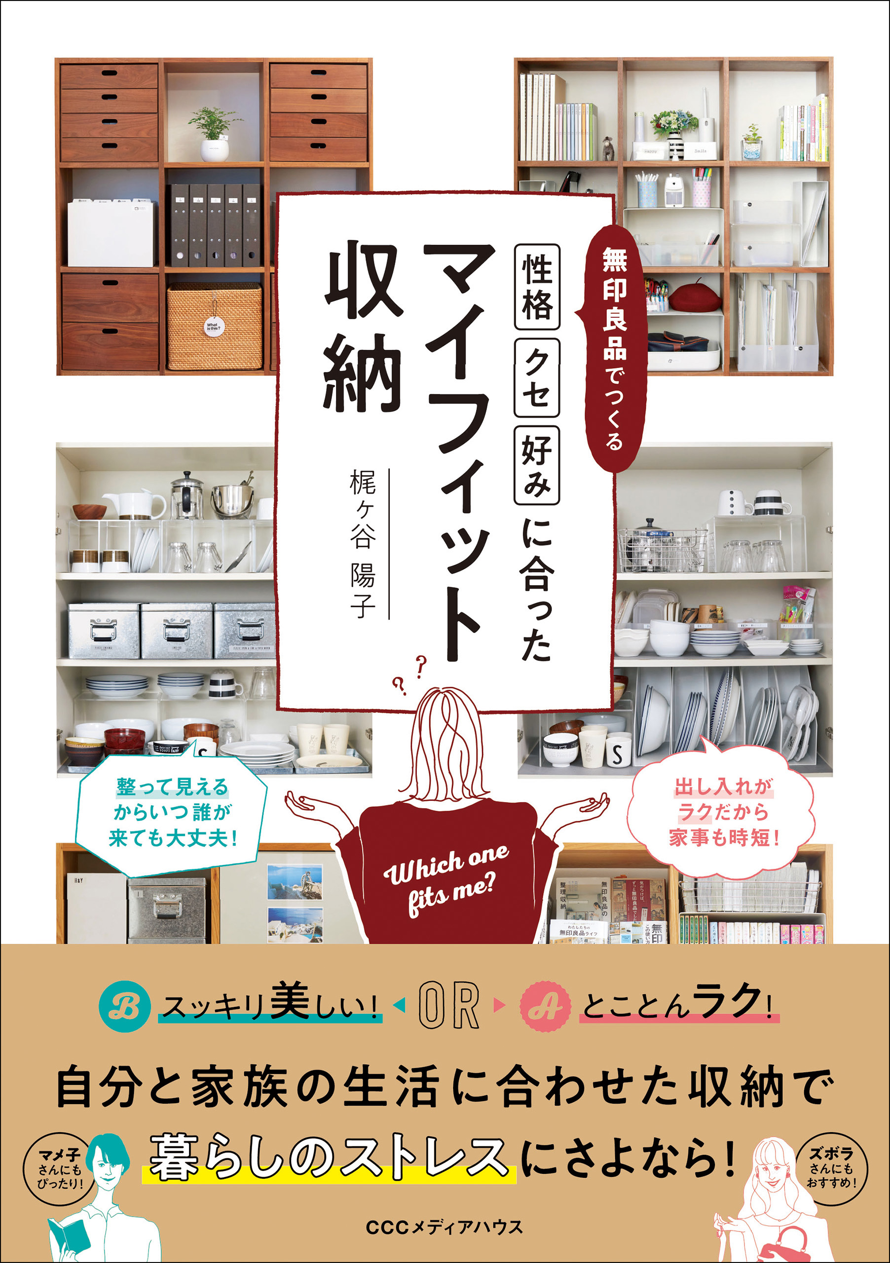 長年の収納の悩み これで解決 あなたの収納タイプを診断して 最適な収納方法を提案します 無印良品でつくる 性格 クセ 好み に合ったマイフィット 収納 発売 株式会社ｃｃｃメディアハウスのプレスリリース