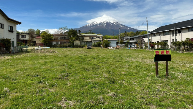 施設から見える富士山