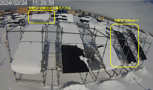 北海道科学大学との越冬試験