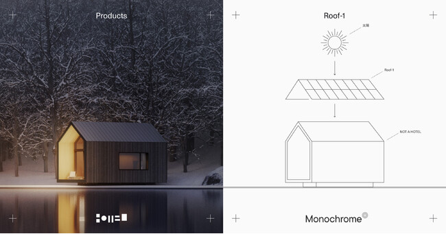 エネルギーを作る屋根Roof-1xNOT A HOTEL PRODUCTSが提携