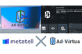 メタバース広告のアドバーチャ、メタバース作成サービス「metatell」での広告ビジョン設置に対応開始
