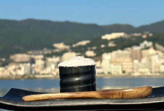 熱海沖の海水から製造した「熱海塩」