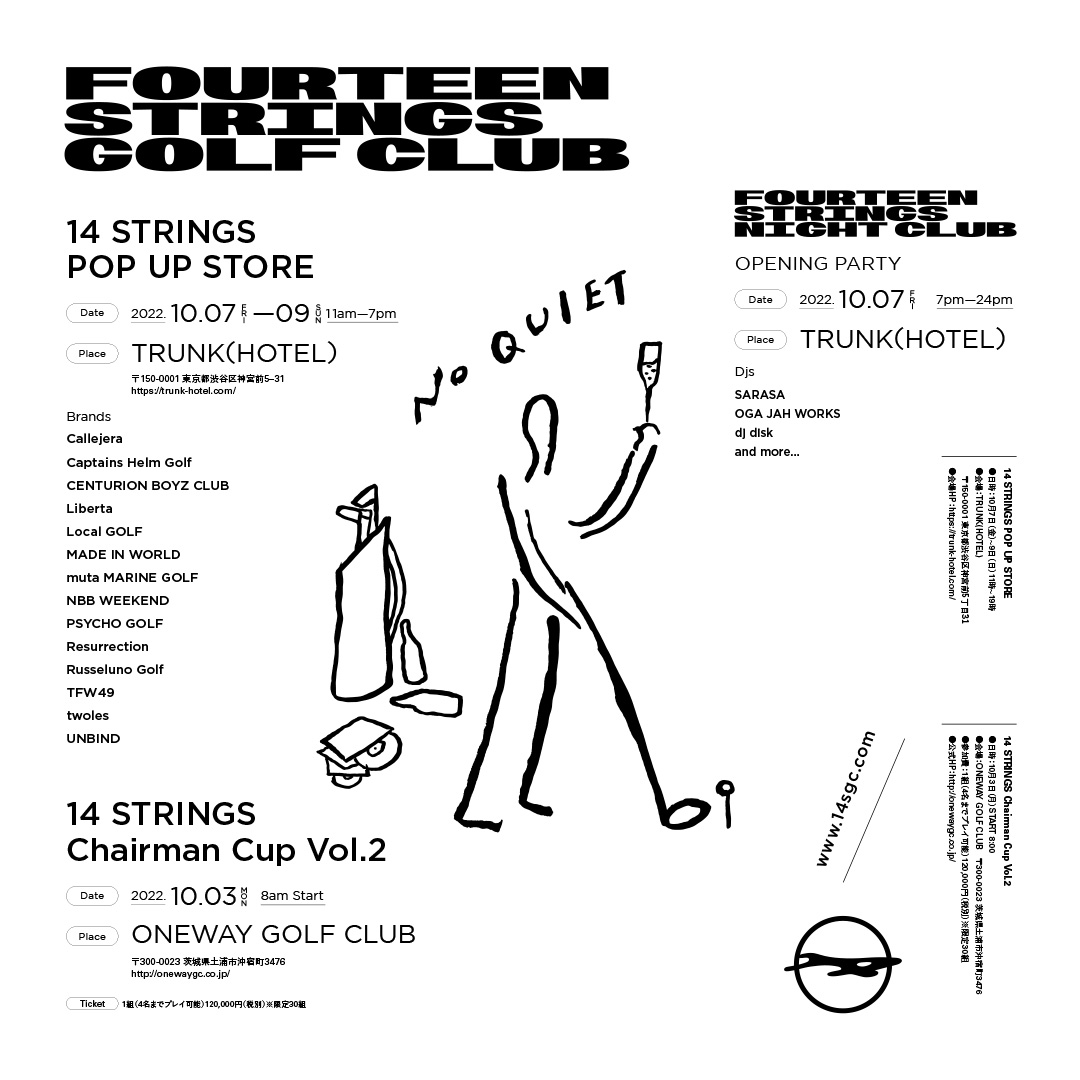 限定商品　FOURTEEN STRINGS GOLF CLUB