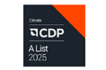 CDPの「気候変動」分野で最高評価「Aリスト」企業に選定