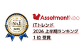「Assetment Neo」が、「ITトレンド 上半期ランキング2026」【大規模】物品管理部門で第1位を獲得しました