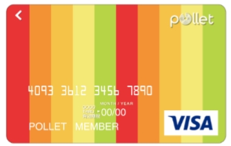 　　　　　　　Pollet Visa Prepaidカード