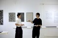 小林一毅氏とのテキスタイルアート《Between black & white》を阪急うめだ本店で期間限定販売