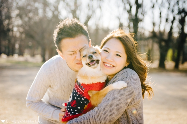 愛犬が居なくても 飼い主 気分を味わえる ワンちゃんとお散歩写真で年賀状作成 撮影 年賀状作成体験会 わんことお年賀ラブグラフ を期間限定で開催 スマホで年賀状18 株式会社connectitのプレスリリース