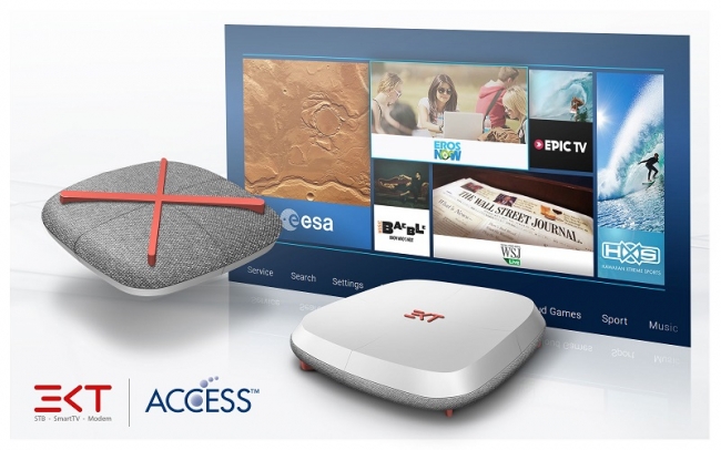 ACCESSとEKT、次世代のテレビ・動画サービスの提供を簡素化する統合ソリューションの提供で協業拡大