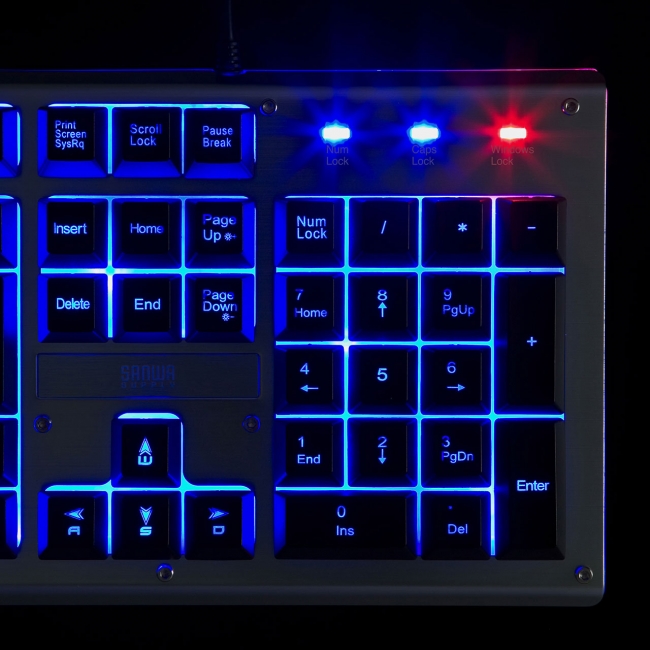 Ledバックライト機能付きのキーボードを発売 サンワサプライ株式会社のプレスリリース