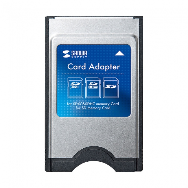 PCカードスロットでSDXCカードが読み込めるようになるアダプタを発売