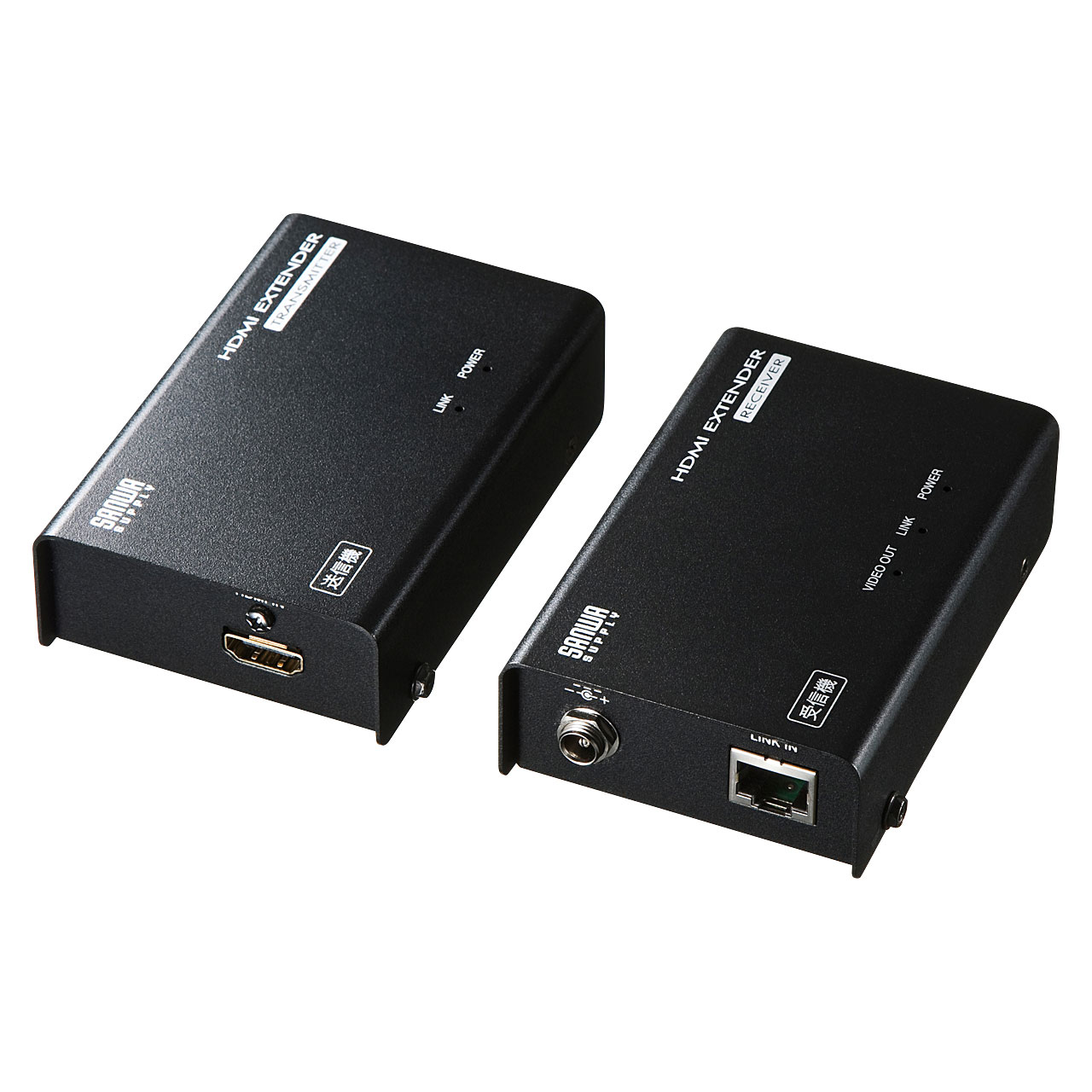 StarTech.com HDMI LANエクステンダー/カテゴリ6ケーブル使用/PoE給電