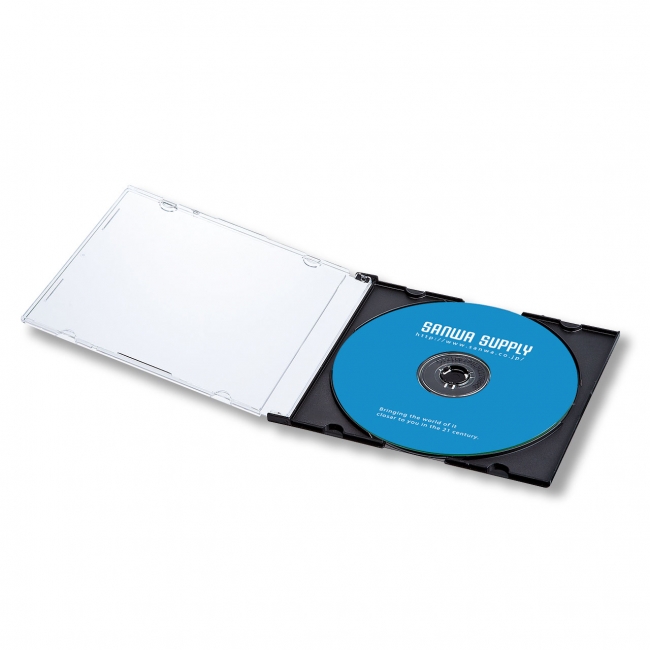 収納場所を省スペース化できる、超薄型ブルーレイ・DVD・CDプラケース