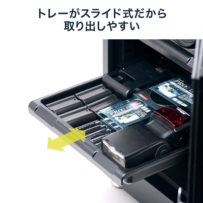 湿度管理してカメラなどの機器を保護する、鍵付きの防湿庫を1月14日