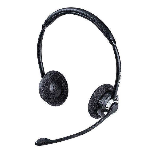 ワイヤレスでケーブルが邪魔にならない Bluetooth両耳ヘッドセットを12月1日発売 サンワサプライ株式会社のプレスリリース