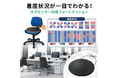 座ると圧力を検知する圧力センサー内蔵クッションを発売