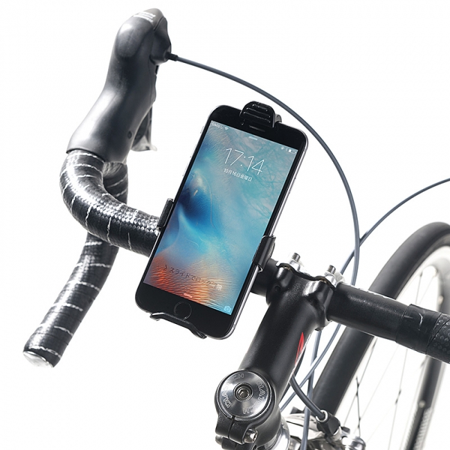 しっかり固定でき簡単に取り外しも可能な自転車用スマホホルダーを6月21日発売｜サンワサプライ株式会社のプレスリリース