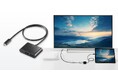 Type-CポートをHDMI(4K/60Hz)に変換し映像出力ができる変換アダプタを発売