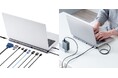 最大2画面出力(HDMI×2+VGA×1)ができるドッキングステーションを1月7日に発売