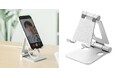 無段階調整でベストポジション!折りたたみができるスマホスタンド