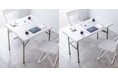 屋内外OK!どこでも使える軽量折りたたみデスクを6月17日に発売