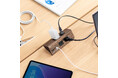 クランプでガッチリと机に固定できる!Type-C & USB Aポート搭載の電源タップの新色「ブラウン」を7月3日に発売