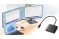 Type-CポートからHDMI×2画面に映像出力できる変換アダプタを発売
