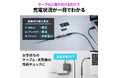 充電状況が一目で分かる！40Gbps×140W×8K対応の電力表示USB-C中継アダプタを発売
