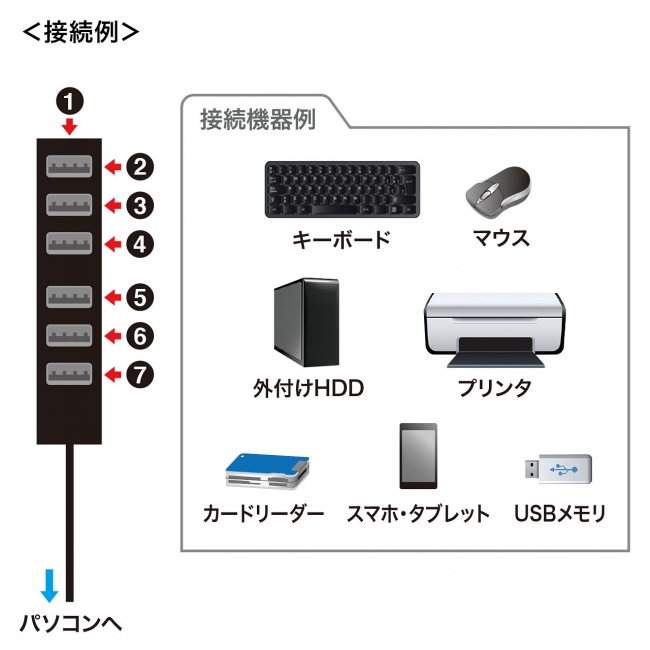 USB-2H701BK