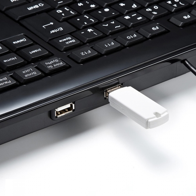 USBハブ2ポート付きのスリムキーボードを発売。｜サンワサプライ株式 