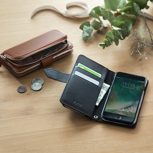 ケースと財布、これひとつで。iPhone 7/7 Plus手帳型本革ケースを1月16日発売｜サンワサプライ株式会社のプレスリリース