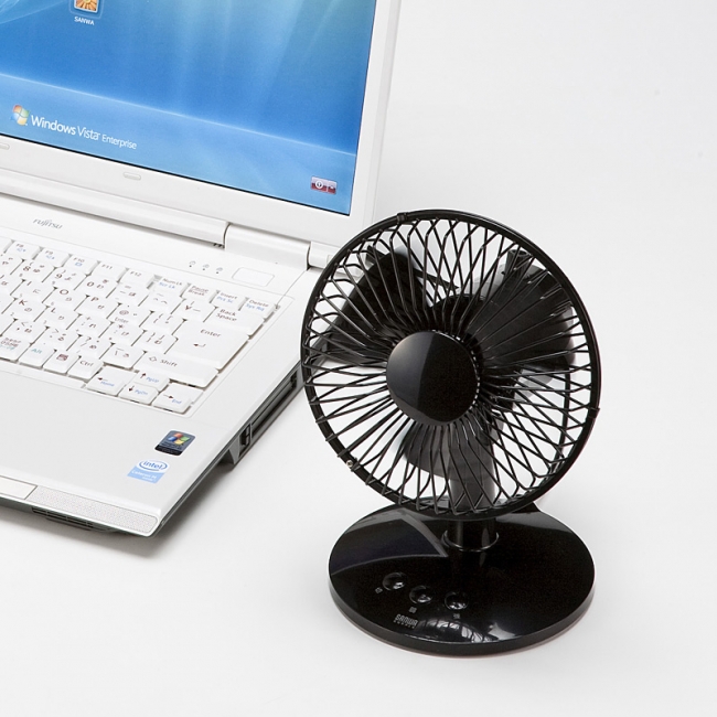 熱がこもりがちなパソコン机に最適 Usb対応扇風機2種類を発売 サンワサプライ株式会社のプレスリリース
