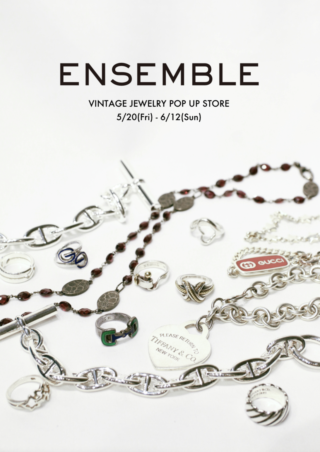 Ensemble Vintage Jewerly Pop Up Store Unfollow Tokyo Osakaの2店舗で開催 株式会社ベイクルーズのプレスリリース