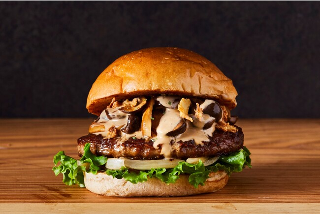 グリルマッシュルームバーガー