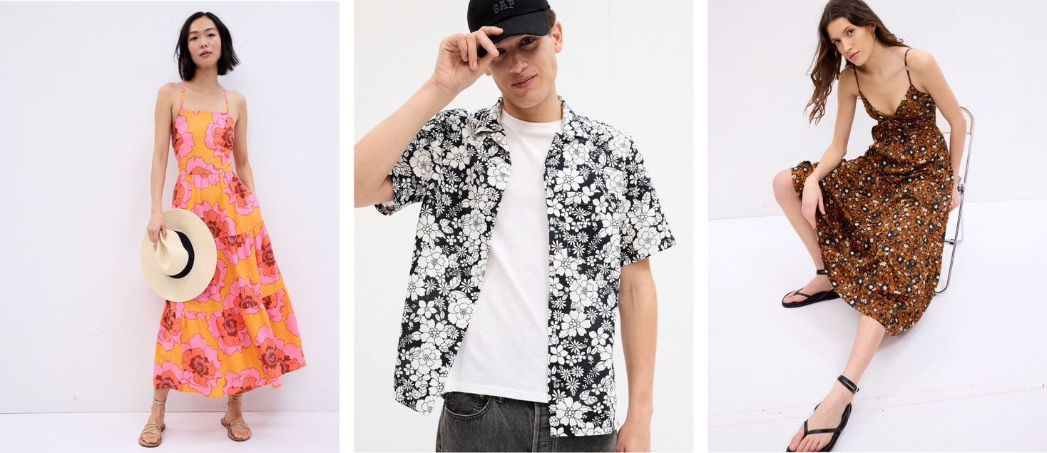 Gap、深みのある色彩と風合い豊かなリネン素材が魅力の「70s BLOOM / LINEN」コレクションが登場｜ギャップジャパン株式会社の