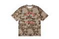 バーベルモチーフを落とし込んだオリジナル迷彩デザインのトレーニングTシャツ「ゴールドジム バーベルカモTシャツ」7/4新発売