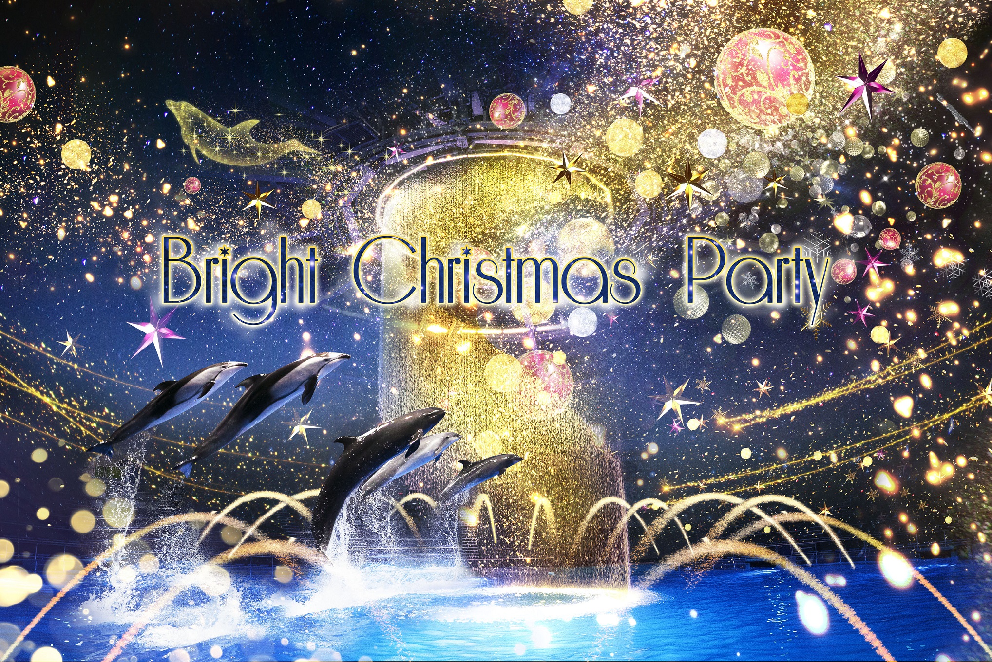 マクセル アクアパーク品川 イルカたちが星空の海で繰り広げる クリスマスパーティー へと誘います ｂｒｉｇｈｔ ｃｈｒｉｓｔｍａｓ ｐａｒｔｙ ２０２０年１１月７日 土 １２月２５日 金 株式会社 横浜八景島のプレスリリース