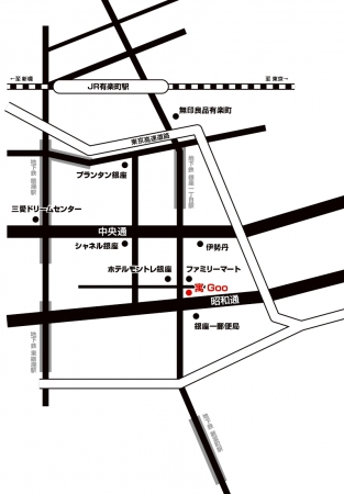 ワイン食堂　寓の所在地図