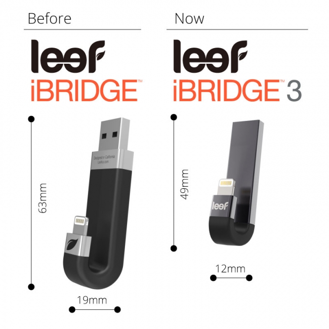 iPhone、iPadの容量不足を解消！iOSデバイスで使えるUSBメモリ「Leef