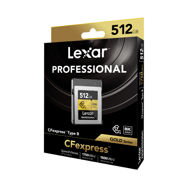Lexar Professional CFexpress Type B Card GOLD 新製品（128GB、256GB ...