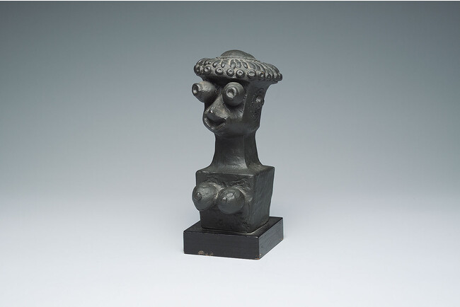 桂ゆき「河童」 Bronze, 18ｘ7ｘ9cm