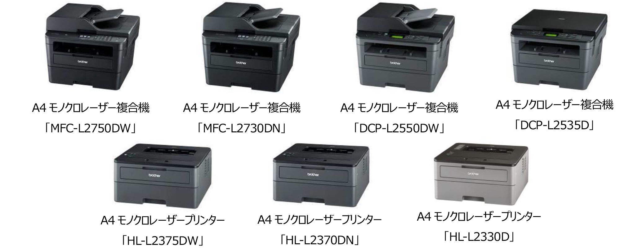 ５５％以上節約ブラザー レーザープリンター A4モノクロ複合機 テレワーク) 両面印刷 有線LAN MFC-L2730DN (34PPM  インクカートリッジ、トナー